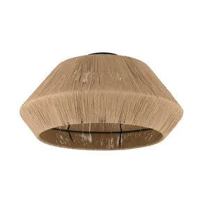 Alderney ceiling light, natural yarn lampshade