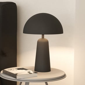 Aranzola table lamp, shining downwards, black