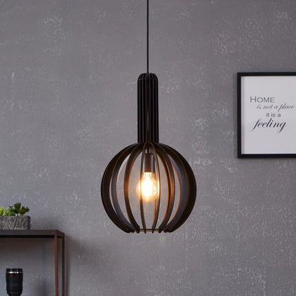 Velasco pendant light in black, Ø 31 cm
