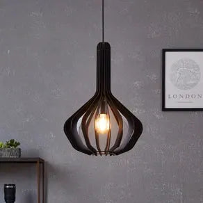 Velasco pendant light in black, Ø 38 cm