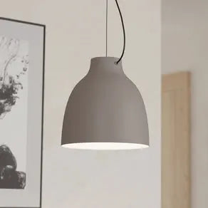 Camasca pendant light, 1-bulb, Ø 28 cm, taupe