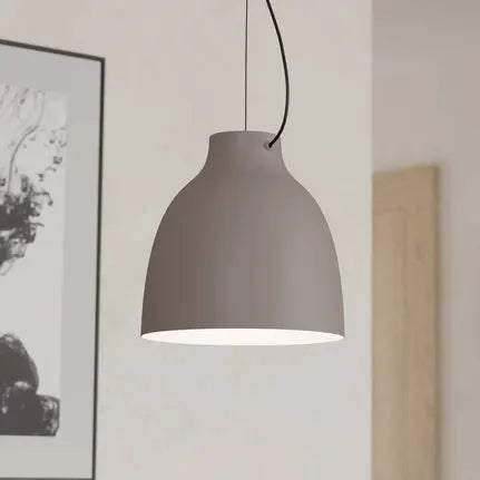 Camasca pendant light, 1-bulb, Ø 28 cm, taupe
