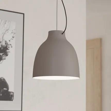 Camasca pendant light, 1-bulb, Ø 28 cm, taupe