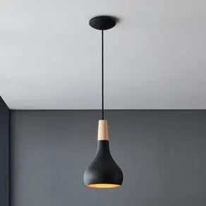 Sabinar pendant light, 1-bulb, black, Ø 18 cm