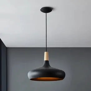 Sabinar pendant light, 1-bulb, black, Ø 40 cm