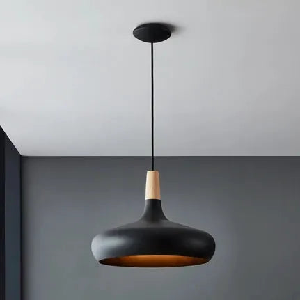 Sabinar pendant light, 1-bulb, black, Ø 40 cm