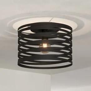 Cremella ceiling light, Ø 37 cm, black, steel
