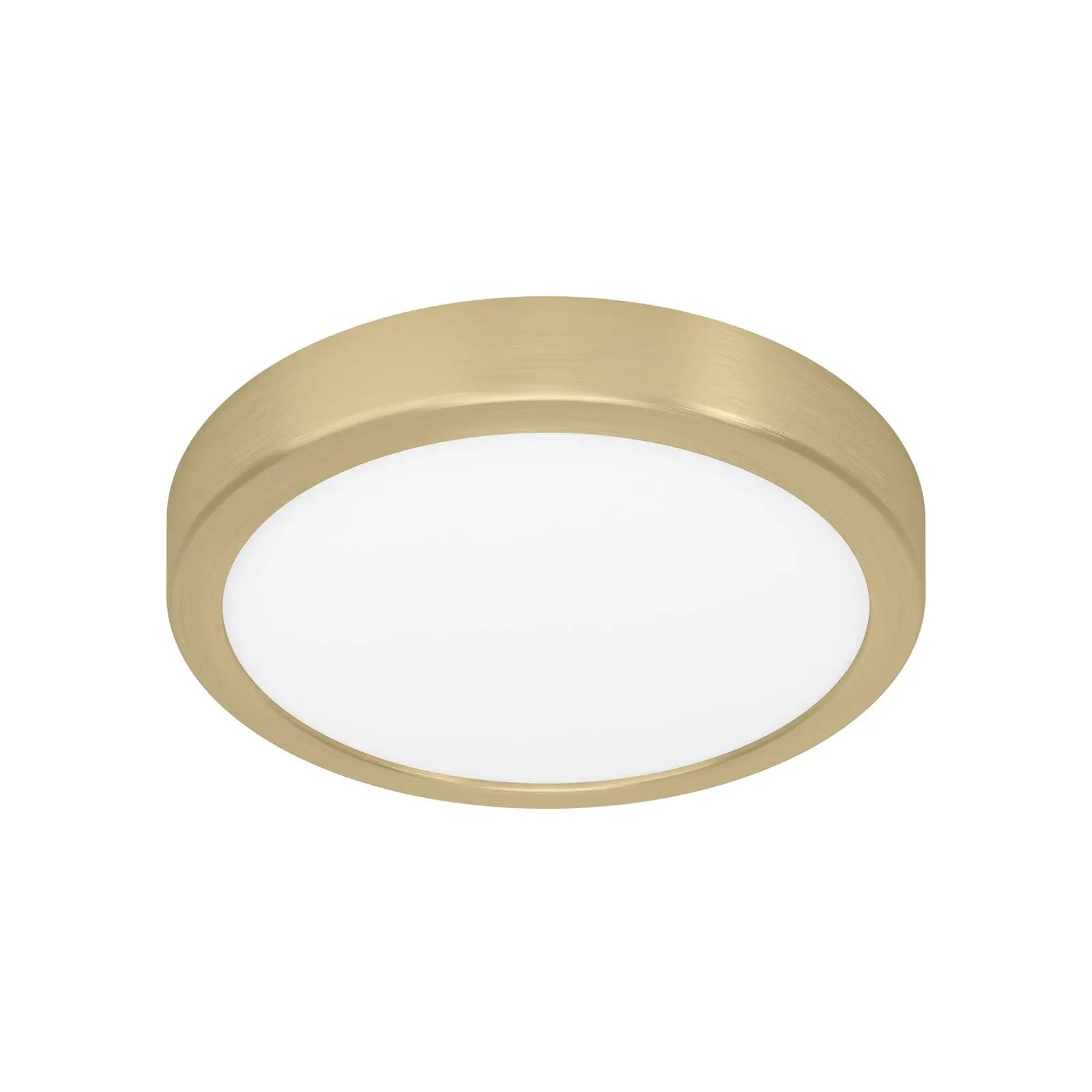 LED surface-mounted panel Fueva 5 IP20 830 brass Ø21cm