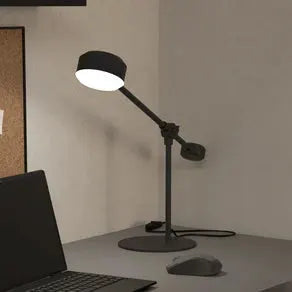 Clavellina LED table lamp, black, tiltable