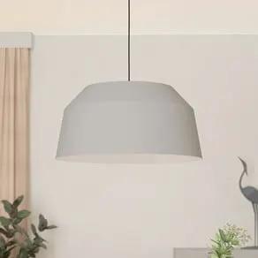 Contrisa pendant light in grey, 1-bulb, Ø 52 cm