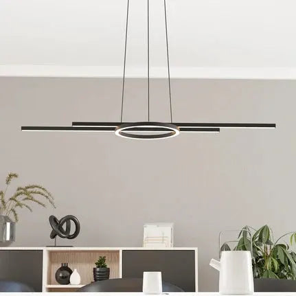 Zillerio-Z LED pendant light black ZigBee CCT dimmable