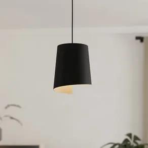 Bolivia pendant light black/sand colour, 1-bulb