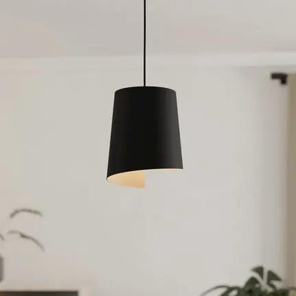 Bolivia pendant light black/sand colour, 1-bulb