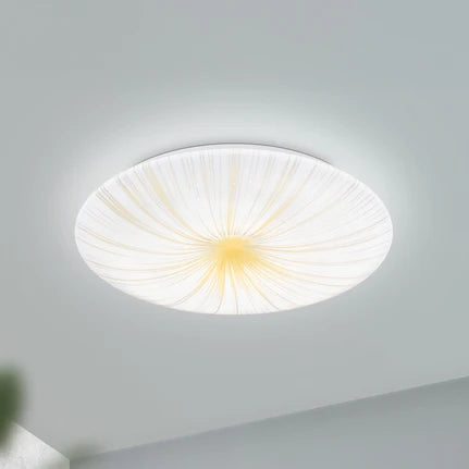 Nieves 1 LED ceiling light with beam design Ø31cm