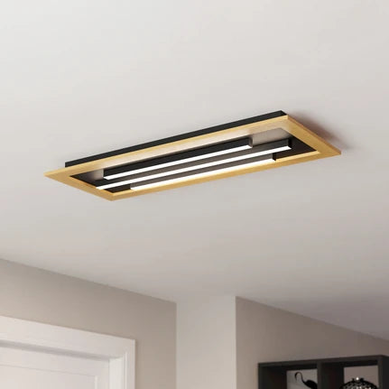 LED ceiling lamp Tirrenara, remote control, 78x31cm