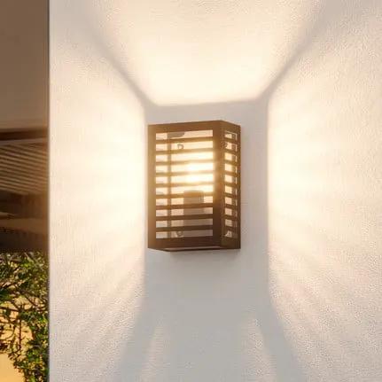 Alamonte 3 outdoor wall light, black