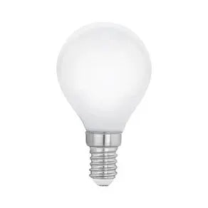 LED bulb E14 P45 4 W, warm white, opal