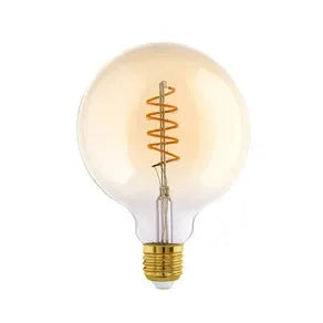 Globe LED bulb E27 G125 4 W 2,200 K filament