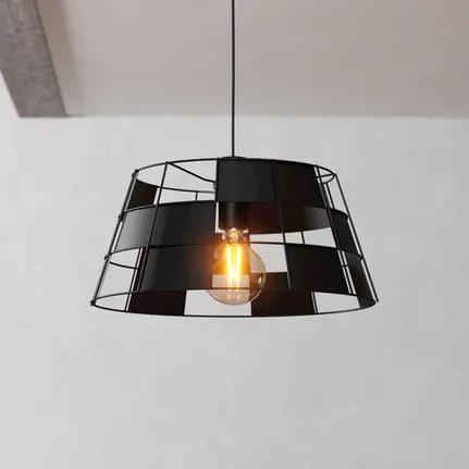 EGLO Pontefract pendant light, steel, black