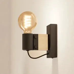 EGLO Bailrigg wall light made of wood