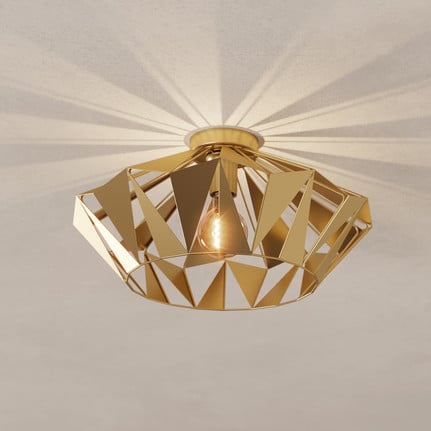 EGLO Carlton ceiling light, gold