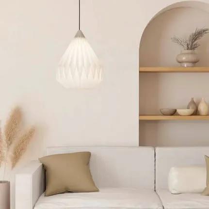 EGLO Minting pendant light made of paper, Ø 31 cm