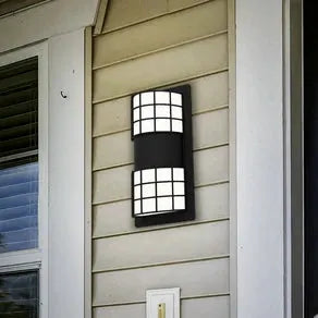 EGLO Cistierna 2 outdoor wall light, black/white