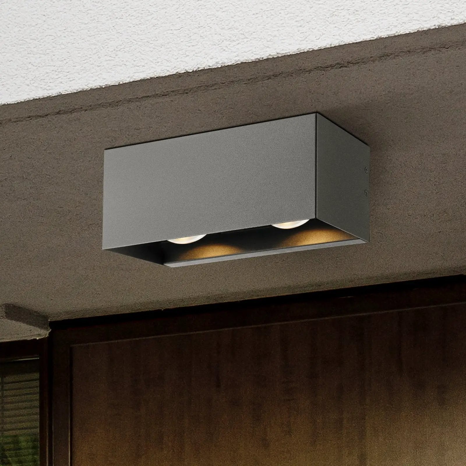 EGLO Lesmo LED outdoor wall light up and downlight