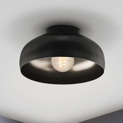 EGLO Mogano 2 ceiling light, Ø 28 cm, black