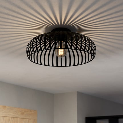 EGLO Mogano 3 ceiling light cage lampshade Ø 43 cm