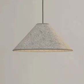Alsager pendant light, felt lampshade, cone