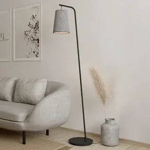 Alsager floor lamp with a felt lampshade