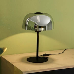 Solo 2 table lamp, transparent black/black