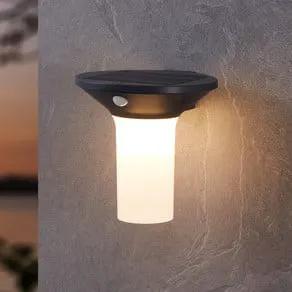 Corbezzola LED outdoor wall light, black, sensor