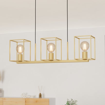 Cumiole pendant light, 3-bulb