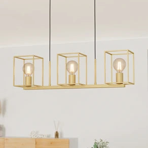 Cumiole pendant light, 3-bulb