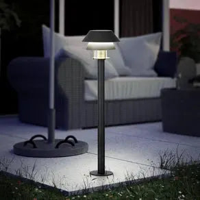 Chiappera path light with a double lampshade