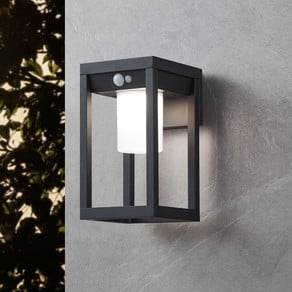 Martano solar LED outdoor wall light with a sensor