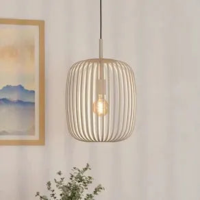 Romazzina pendant light, beige, Ø 33 cm, metal, E27