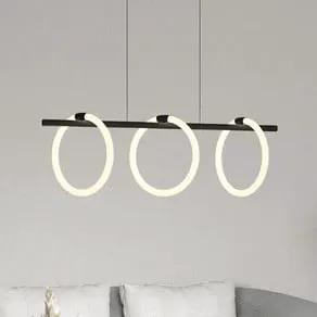 Caranaco LED pendant light, 3-bulb