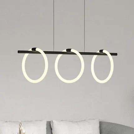 Caranaco LED pendant light, 3-bulb
