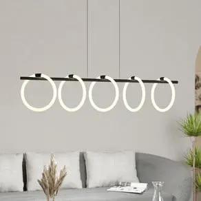 Caranacoa LED pendant light, 5-bulb