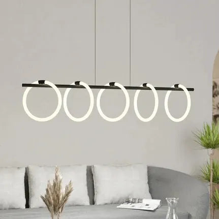 Caranacoa LED pendant light, 5-bulb