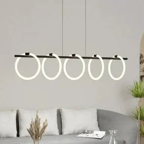 Caranacoa LED pendant light, 5-bulb
