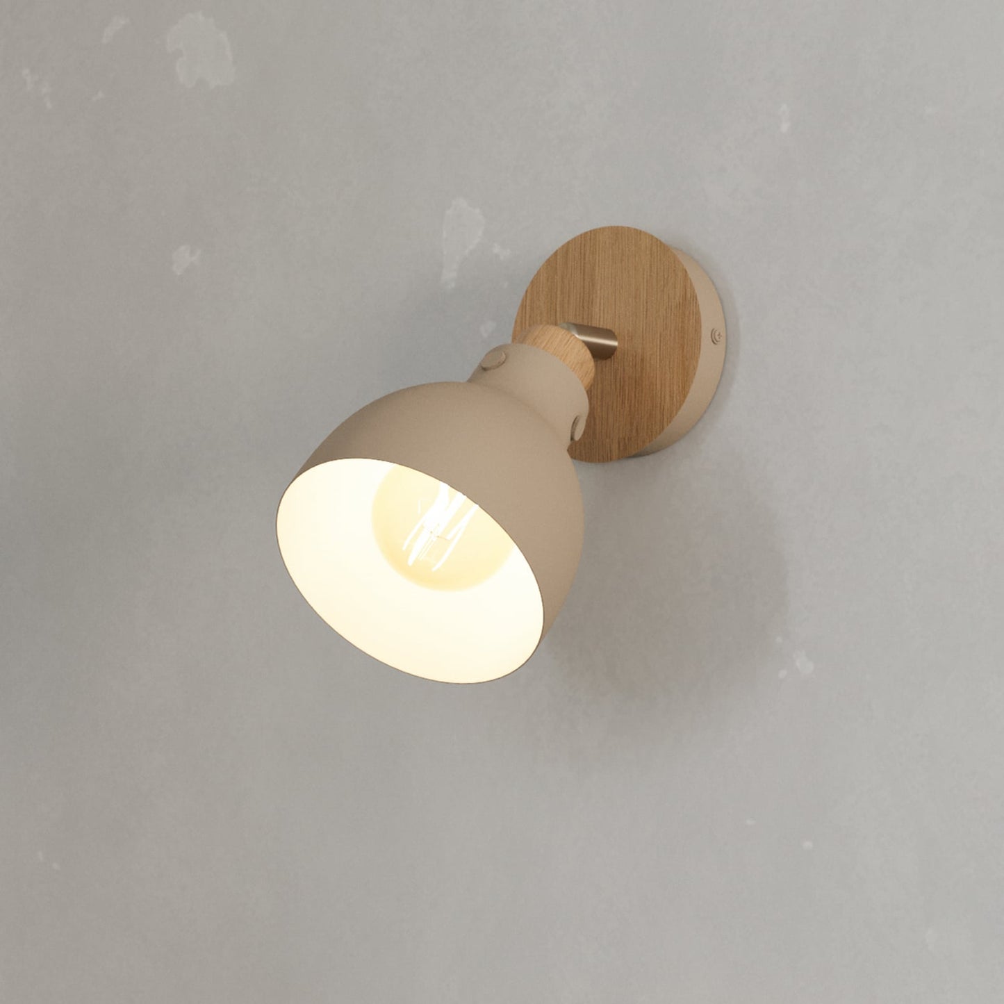 Arrecife wall light sand/wood look