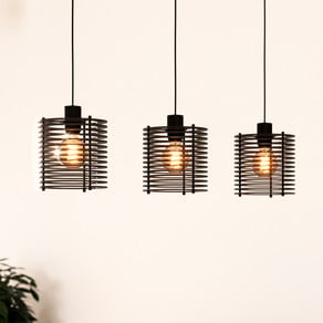 Segovia pendant light, 3-bulb