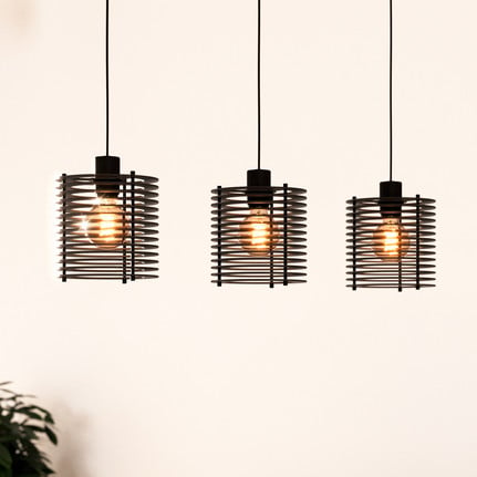 Segovia pendant light, 3-bulb