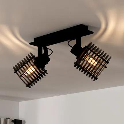 Segovia ceiling light, 2-bulb
