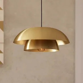 Cenciara pendant light, brushed brass