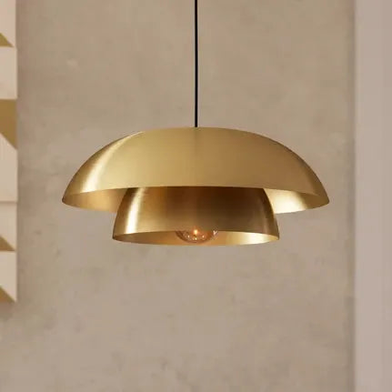 Cenciara pendant light, brushed brass